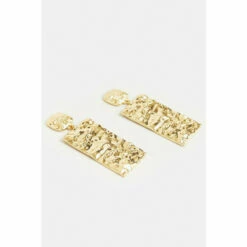 Brand new 😍 KarenMillen Gold Plated Rectangular Statement Earrings For Female 😉 -Karen Millen Sales unnamed file 4094