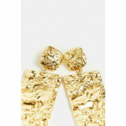 Brand new 😍 KarenMillen Gold Plated Rectangular Statement Earrings For Female 😉 -Karen Millen Sales unnamed file 4095