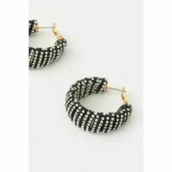 Best deal 🛒 KarenMillen Diamante Detail Statement Hoop Earrings For Female 😀 -Karen Millen Sales unnamed file 4146