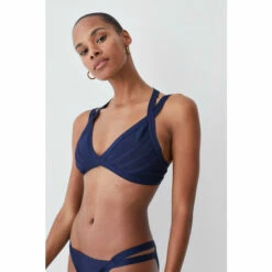 Hot Sale 🔥 KarenMillen Bandage Double Strap 👙 Bikini Top For Female 🧨 -Karen Millen Sales unnamed file 4152