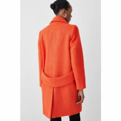 New ✔️ KarenMillen Boucle Pocket Detail Textured Collared 🧥 Coat For Female 🎁 -Karen Millen Sales unnamed file 4163