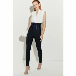 Brand new 😀 KarenMillen Bandage And Georgette Corset Style Jumpsuit For Female 🎁