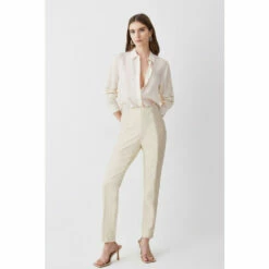 Coupon 🔔 KarenMillen Ponte & Faux Leather Zip Detail Jodhpur Leggings For Female 🌟 -Karen Millen Sales unnamed file 4217