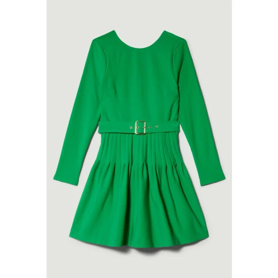 Deals ๐คฉ KarenMillen Long Sleeve Pleated Figure Form Crepe Mini ๐ Dress For Female ๐งจ 4 Deals ๐คฉ KarenMillen Long Sleeve Pleated Figure Form Crepe Mini ๐ Dress For Female ๐งจ - Image 4