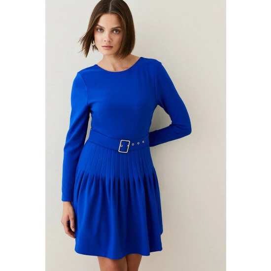 Deals ๐คฉ KarenMillen Long Sleeve Pleated Figure Form Crepe Mini ๐ Dress For Female ๐งจ 12 Deals ๐คฉ KarenMillen Long Sleeve Pleated Figure Form Crepe Mini ๐ Dress For Female ๐งจ - Image 12