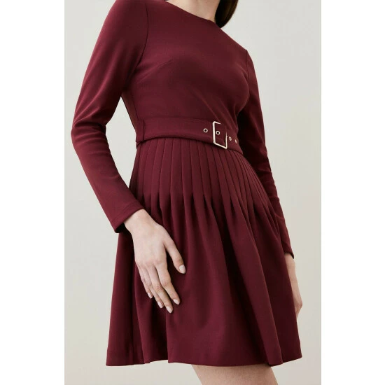 Deals ๐คฉ KarenMillen Long Sleeve Pleated Figure Form Crepe Mini ๐ Dress For Female ๐งจ 13 Deals ๐คฉ KarenMillen Long Sleeve Pleated Figure Form Crepe Mini ๐ Dress For Female ๐งจ - Image 13