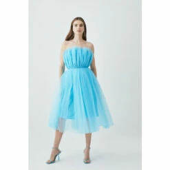 New 🥰 KarenMillen Tulle Woven Maxi 👗 Skirt For Female 👍 -Karen Millen Sales unnamed file 4284