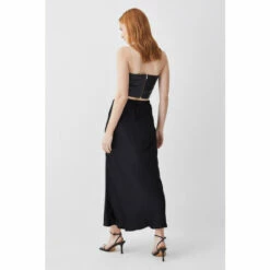 Wholesale 🤩 KarenMillen Tall Satin Viscose Woven 👗 Skirt For Female 😉 -Karen Millen Sales unnamed file 4288