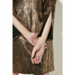 Deals 🛒 KarenMillen Sweetheart Neck Jacquard Mini 👗 Dress For Female 🛒 -Karen Millen Sales unnamed file 4304