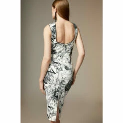 Top 10 🌟 KarenMillen British Museum Astrolabe Scuba Woven Midi 👗 Dress For Female 🌟 -Karen Millen Sales unnamed file 4329