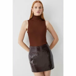 Best reviews of 😉 KarenMillen Patent Leather Mini 👗 Skirt For Female 🎉 -Karen Millen Sales unnamed file 4389