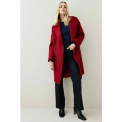 Brand new 🤩 KarenMillen Italian Virgin Wool Double Breasted Cape Over 🧥 Coat For Female ❤️ -Karen Millen Sales unnamed file 4501