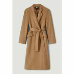 Top 10 😍 KarenMillen Tall Italian Wool Cashmere Notch Neck 🧥 Coat For Female 👏 -Karen Millen Sales unnamed file 4535