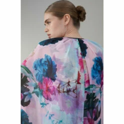 Buy 😀 KarenMillen Floral Pleat Corset Cape Woven Maxi 👗 Dress For Female ❤️ -Karen Millen Sales unnamed file 4557