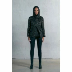 Hot Sale 🥰 KarenMillen Italian Wool Blend Animal Jacquard Investment Notch Neck Short 🧥 Coat For Female 🛒 9 Hot Sale 🥰 KarenMillen Italian Wool Blend Animal Jacquard Investment Notch Neck Short 🧥 Coat For Female 🛒 -Karen Millen Sales unnamed file 4565