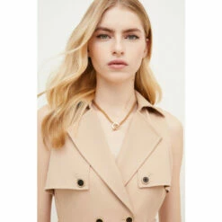 Outlet 👍 KarenMillen Gold Plated T Bar Necklace For Female 😉 -Karen Millen Sales unnamed file 4577