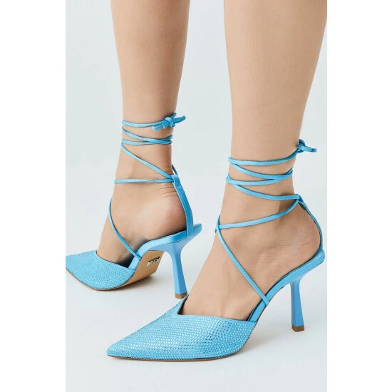 Brand new ๐ KarenMillen Strappy Heatseal Court Heel For Female ๐คฉ 2 Brand new ๐ KarenMillen Strappy Heatseal Court Heel For Female ๐คฉ - Image 2