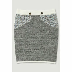 Deals 😉 KarenMillen Cut And Sew Tweed Panel Mini 👗 Skirt For Female 👏 -Karen Millen Sales unnamed file 4590