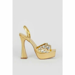 Best Sale ⌛ KarenMillen Gemstone Slingback Extreme Platform For Female 🥰 -Karen Millen Sales unnamed file 467