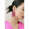 Promo 🎉 KarenMillen Statement Beaded Drop Earrings For Female ✨