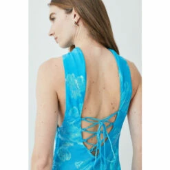 Discount ❤️ KarenMillen Metallic Iridescent Halter Column Midi 👗 Dress For Female ⭐ -Karen Millen Sales unnamed file 4709