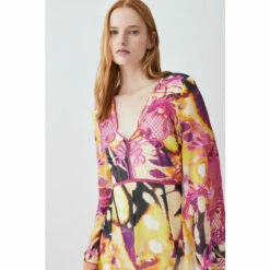 Cheapest 👍 KarenMillen Floral Applique Woven Midi 👗 Dress For Female 😀 -Karen Millen Sales unnamed file 4716