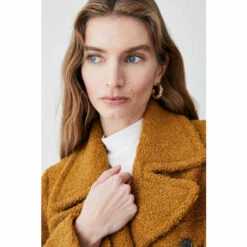 Coupon ✔️ KarenMillen Boucle Pocket Detail Collared 🧥 Coat For Female 🔥 -Karen Millen Sales unnamed file 4848