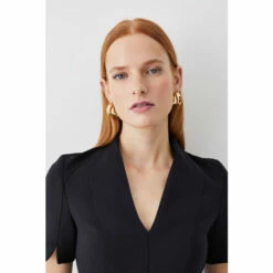 Best reviews of 🤩 KarenMillen Italian Compact Scuba Jersey Seamed A Line Mini 👗 Dress For Female 😀 -Karen Millen Sales unnamed file 4892