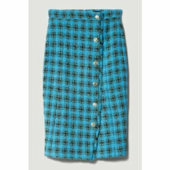 Outlet 🛒 KarenMillen Italian Check Boucle Tailored Pencil 👗 Skirt For Female 😉 -Karen Millen Sales unnamed file 4904