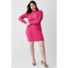 Discount 🎁 KarenMillen Plus Size Mesh Knit And Studded Mini 👗 Dress For Female ✨