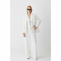 Top 10 🛒 KarenMillen Clean Tailored Waistcoat For Female ✨ -Karen Millen Sales unnamed file 4968