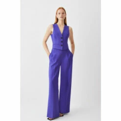Top 10 🛒 KarenMillen Clean Tailored Waistcoat For Female ✨ -Karen Millen Sales unnamed file 4970