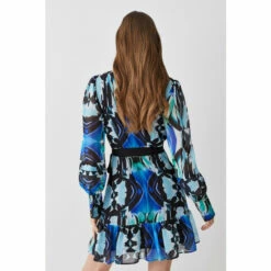Coupon 🥰 KarenMillen Mirrored Kaleidoscope Belted Mini 👗 Dress For Female 🛒 -Karen Millen Sales unnamed file 500