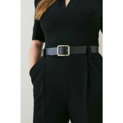 Best deal 👍 KarenMillen Plus Size Structured Crepe Forever Jumpsuit For Female ✔️ -Karen Millen Sales unnamed file 5002
