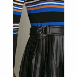 Cheapest 🥰 KarenMillen Stripe Knit Pu Pleated 👗 Skirt Skater 👗 Dress For Female 😉 9 Cheapest 🥰 KarenMillen Stripe Knit Pu Pleated 👗 Skirt Skater 👗 Dress For Female 😉 -Karen Millen Sales unnamed file 5061