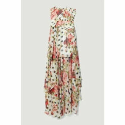 Cheapest 🔔 KarenMillen Spot Floral Chiffon Drama Hem Mini 👗 Dress For Female 😀 9 Cheapest 🔔 KarenMillen Spot Floral Chiffon Drama Hem Mini 👗 Dress For Female 😀 -Karen Millen Sales unnamed file 513