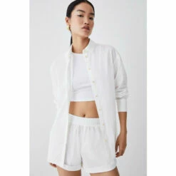 Promo 🔥 KarenMillen Cotton Button Down 👕 Shirt For Female ✨ -Karen Millen Sales unnamed file 5196