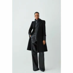 Buy 🤩 KarenMillen Italian Virgin Wool Hybrid Puffer 🧥 Coat For Female 💯 -Karen Millen Sales unnamed file 5218