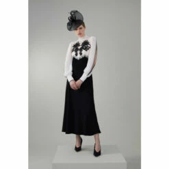 Best Sale ๐ KarenMillen Petite Lace Embroidered Woven Midi ๐ Dress For Female ๐ฅ