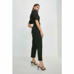 Budget 🎉 KarenMillen Forever Belted Jumpsuit For Female 😍 -Karen Millen Sales unnamed file 5293