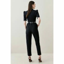 Budget 🎉 KarenMillen Forever Belted Jumpsuit For Female 😍 -Karen Millen Sales unnamed file 5297