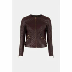 Flash Sale ๐ KarenMillen Leather Quilted Biker Jacket For Female ๐ 17 Flash Sale ๐ KarenMillen Leather Quilted Biker Jacket For Female ๐ -Karen Millen Sales unnamed file 5352