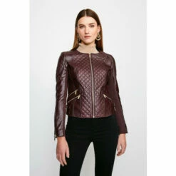 Flash Sale ๐ KarenMillen Leather Quilted Biker Jacket For Female ๐ 18 Flash Sale ๐ KarenMillen Leather Quilted Biker Jacket For Female ๐ -Karen Millen Sales unnamed file 5353