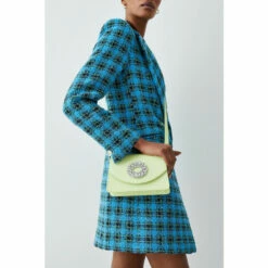 New 🎉 KarenMillen Brooch Detail 👜 Handbag For Female 🛒 -Karen Millen Sales unnamed file 5374