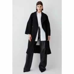 Deals 💯 KarenMillen Italian Virgin Wool Raglan Sleeve 🧥 Coat For Female 🔥 -Karen Millen Sales unnamed file 5405