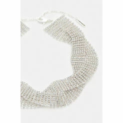 Cheap 🤩 KarenMillen Wavy Diamante Necklace For Female 🔥 -Karen Millen Sales unnamed file 5441