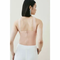 Top 10 ✔️ KarenMillen Bandage Knit Halter Neck Top In Recycled Yarn For Female ⭐ -Karen Millen Sales unnamed file 5480