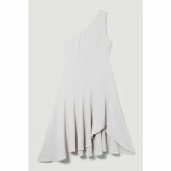 Discount 🔔 KarenMillen Petite One Shoulder Soft Tailored High Low 👗 Dress For Female 😍 -Karen Millen Sales unnamed file 551