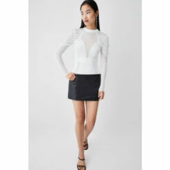 Top 10 🤩 KarenMillen Mesh Sheer Knit High Neck Jumper For Female ⭐ -Karen Millen Sales unnamed file 5513