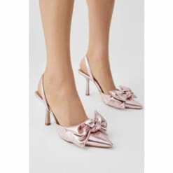 Best reviews of 🔔 KarenMillen Extreme Bow Slingback Court Heel For Female 😍